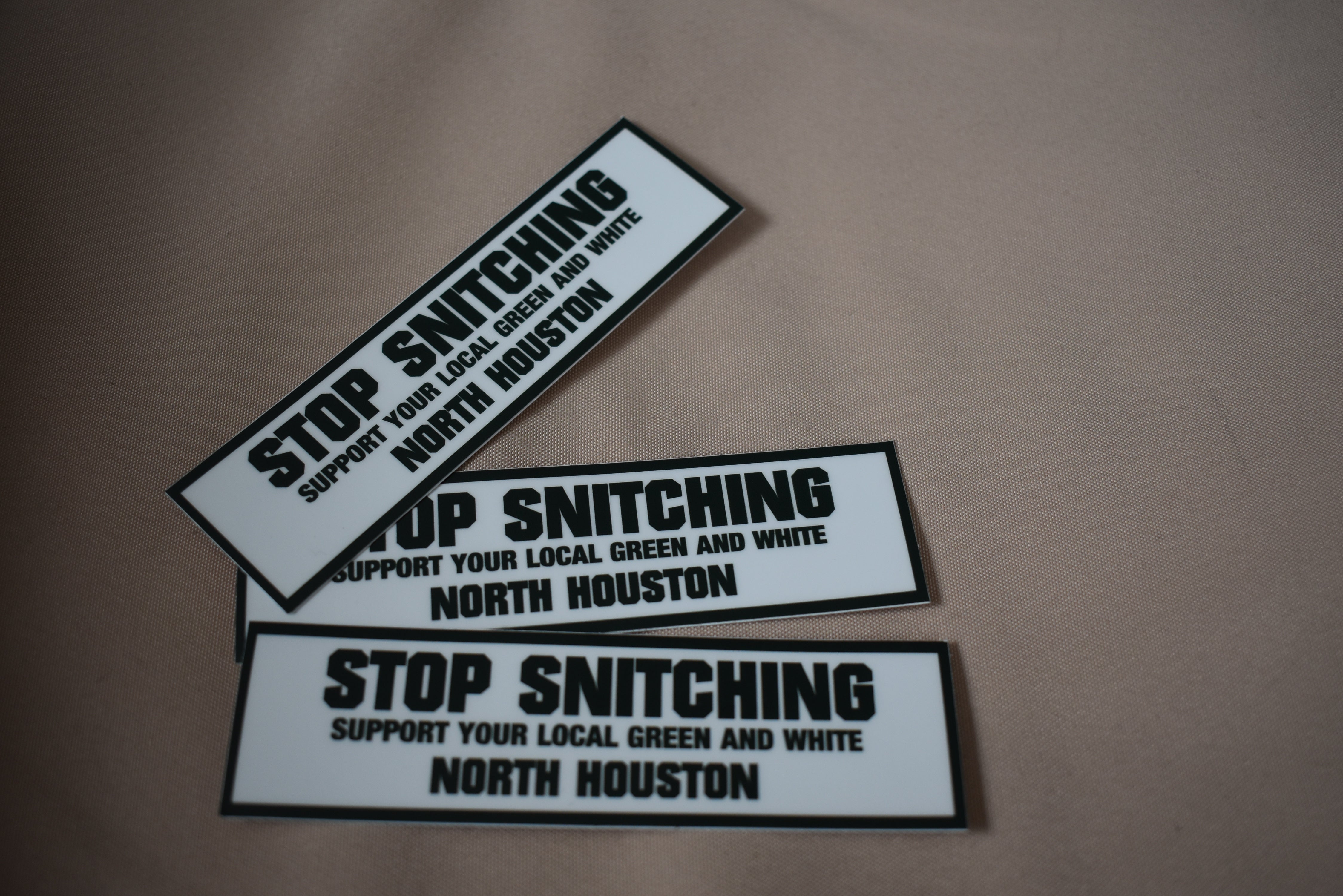 Stop Snitching Support Sticker